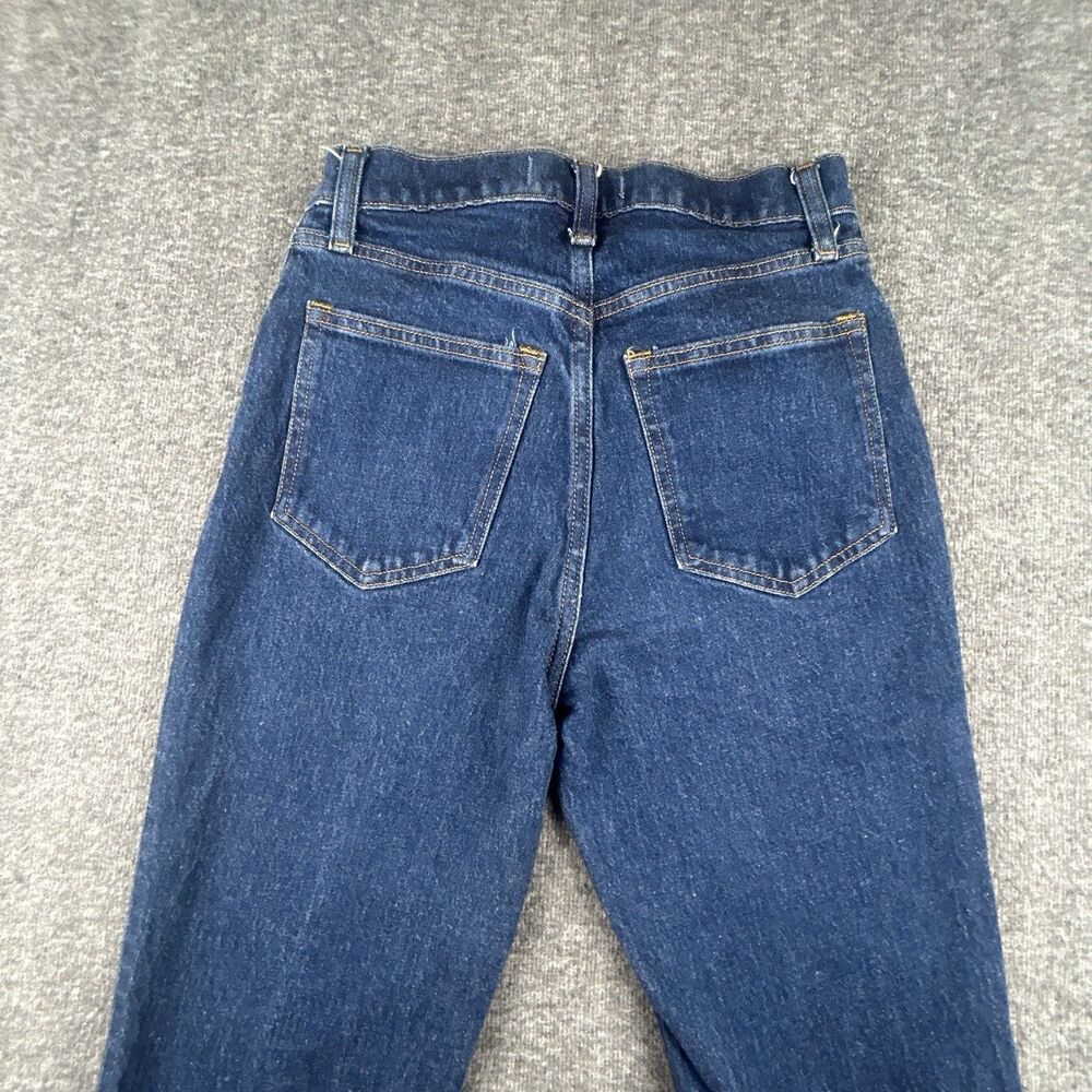 Abercrombie & Fitch Jeans Womens 28x28 Dark Blue 90s Straight Ultra High Rise - Picture 4 of 11